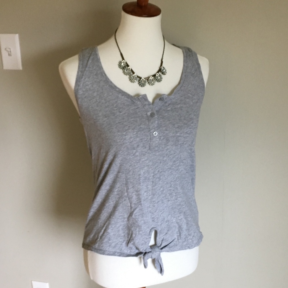 WOMENS FRONT TIE TANK